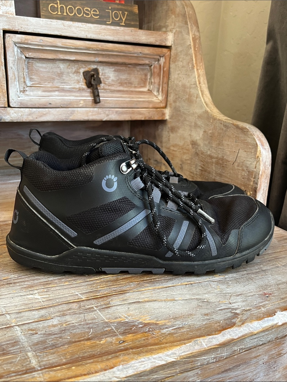 🖤 Xero Shoes Daylite Hiker Fusion Black Size 10 Outdoor Hiking Shoes Barefoot